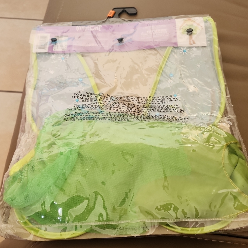 Disney Tinker Bell Toddler Costume - Green and Pink - Picture 3 of 3